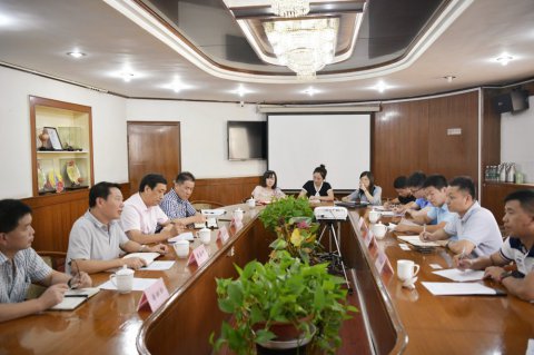 上海海事大學商船學院張國榮副書記一行來我司調研