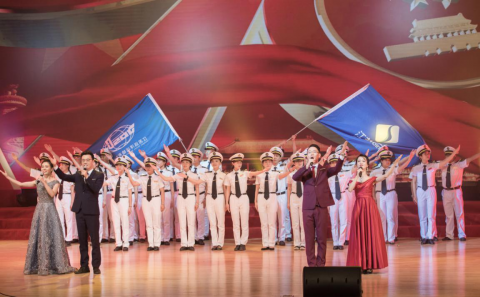 守初心，擔(dān)使命，迎國慶 公司組織職工參加省港口集團(tuán)慶祝 新中國成立70周年匯報會