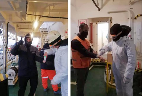 【一線紀(jì)實(shí)】最高標(biāo)準(zhǔn)！最嚴(yán)要求！“江遠(yuǎn)永州”輪堅(jiān)決筑牢海上疫情防線